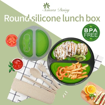 Silicone Collapsible Bento Lunch Box 2 Cells Seal Portable Storage Bowl For Fruits Folding Bento Lunchbox For Kids Outdoor
Silicone Collapsible Bento Lunch Box 2 Cells Seal Portable Storage Bowl For Fruits Folding Bento Lunchbox For Kids Outdoor