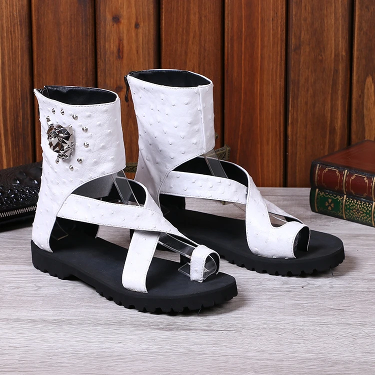 2016 fashion outdoor rome style gladiator sandals Black/Brown/White cross tied ankle high sandals metal decoration cool shoes 46
2016 fashion outdoor rome style gladiator sandals Black/Brown/White cross tied ankle high sandals metal decoration cool shoes 46