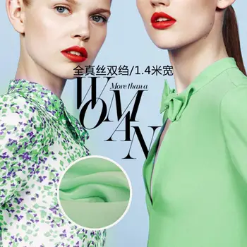 LEO&LIN Summer style 100% Silk crepe de chine 1.4 meters width fluorescent green patchwork (1 meter)
LEO&LIN Summer style 100% Silk crepe de chine 1.4 meters width fluorescent green patchwork (1 meter)