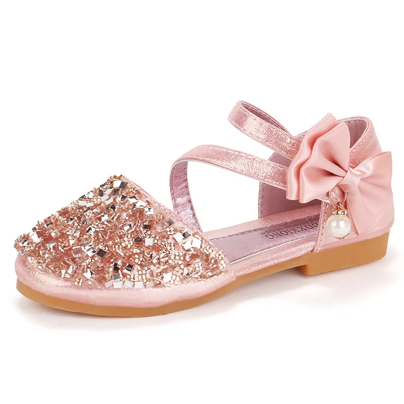 JGSHOWKITO Girls Shoes With Rhinestone Bow-knot Buckle Pearl Pendant Princess Sweet Kids Flats Bling Children Shoes For Girls
JGSHOWKITO Girls Shoes With Rhinestone Bow-knot Buckle Pearl Pendant Princess Sweet Kids Flats Bling Children Shoes For Girls