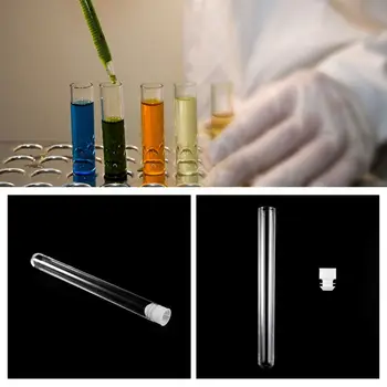 10 Pcs Plastic Test Tubes Lab Test Tool With Screw Cap Transparent 15 * 150mm
10 Pcs Plastic Test Tubes Lab Test Tool With Screw Cap Transparent 15 * 150mm