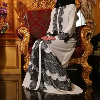 Elegant Muslimah lace Abaya Arab Turkish Singapore full length cardigan Jilbab Dubai female Muslim Dresses Islamic dress wq1326
Elegant Muslimah lace Abaya Arab Turkish Singapore full length cardigan Jilbab Dubai female Muslim Dresses Islamic dress wq1326