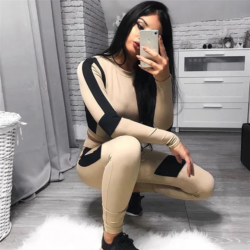 NCLAGEN 2018 Sexy Women Patchwork Pullovers Suit Set Navel Bare Cropped Strappy Hoodies & Slim Fit Pencil Pants Two Pieces Set
NCLAGEN 2018 Sexy Women Patchwork Pullovers Suit Set Navel Bare Cropped Strappy Hoodies & Slim Fit Pencil Pants Two Pieces Set
