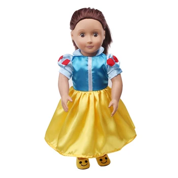 Doll clothes Cosplay costume Snow White evening dress toy accessories fit 18 inch Girl doll and 43 cm baby dolls c655
Doll clothes Cosplay costume Snow White evening dress toy accessories fit 18 inch Girl doll and 43 cm baby dolls c655