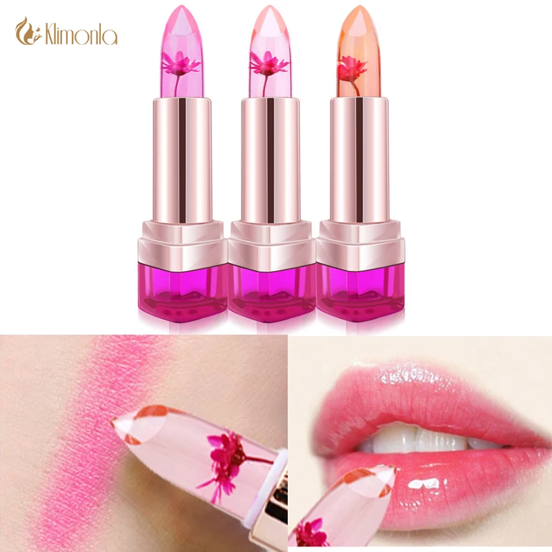 

12pcs/lot Magic Colour Temperature Change Color Flower Lipstick Moisturizer Lips Care 3 Colors Balm Batom Fruit forMouth to Lip