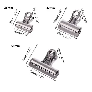 5pcs Metal Bulldog Grip Clips Food Bag Sealing Clamps File Ticket Binder Picture Money Organizer Kitchen Office School Supplies
5pcs Metal Bulldog Grip Clips Food Bag Sealing Clamps File Ticket Binder Picture Money Organizer Kitchen Office School Supplies