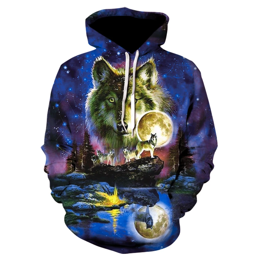 Star Wolf personality hoodie, 3D sports men's clothing brand hoodie animal casual sportswear DropShip
Star Wolf personality hoodie, 3D sports men's clothing brand hoodie animal casual sportswear DropShip