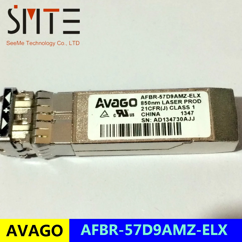AVAGO AFBR-57D9AMZ-ELX 850 нм SFP + многомодовый волоконно-оптический модуль оборудования
AVAGO AFBR-57D9AMZ-ELX 850 нм SFP + многомодовый волоконно-оптический модуль оборудования