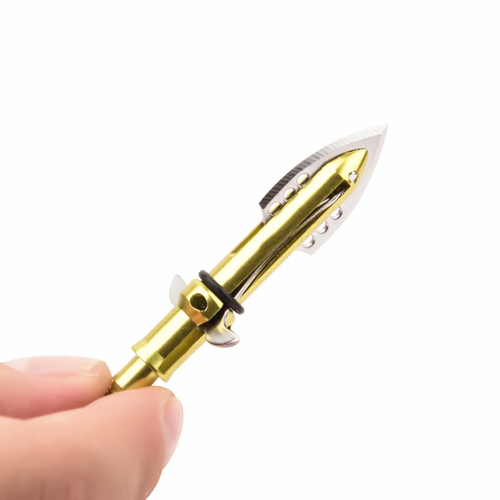 1 PCS Archery Hunting Tips for Compound Recurve Crossbow Expandable Blades Arrow 100 Grain Arrow Heads Broadhead Arrowheads
1 PCS Archery Hunting Tips for Compound Recurve Crossbow Expandable Blades Arrow 100 Grain Arrow Heads Broadhead Arrowheads