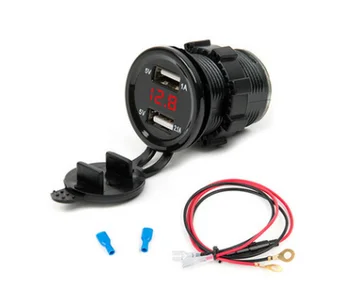 by DHL or Fedex 100pcs Dual USB Motorcycle Car Cigarette Lighter Charger Socket Charger+LED Digital Voltmeter Meter Monitor hot
by DHL or Fedex 100pcs Dual USB Motorcycle Car Cigarette Lighter Charger Socket Charger+LED Digital Voltmeter Meter Monitor hot