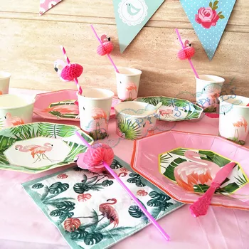 16 Sets Flamingo Party Setting Kits Paper Plates Cake Dish Drinking Cups Serviette Straws Hawaiian Wedding Party Decoration
16 Sets Flamingo Party Setting Kits Paper Plates Cake Dish Drinking Cups Serviette Straws Hawaiian Wedding Party Decoration