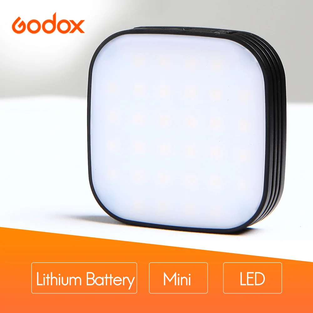 GODOX LEDM32 Mini Video Light Mobilephone Lithium Battery Lighting LED Adjustable Brightness for Photography Phones
GODOX LEDM32 Mini Video Light Mobilephone Lithium Battery Lighting LED Adjustable Brightness for Photography Phones