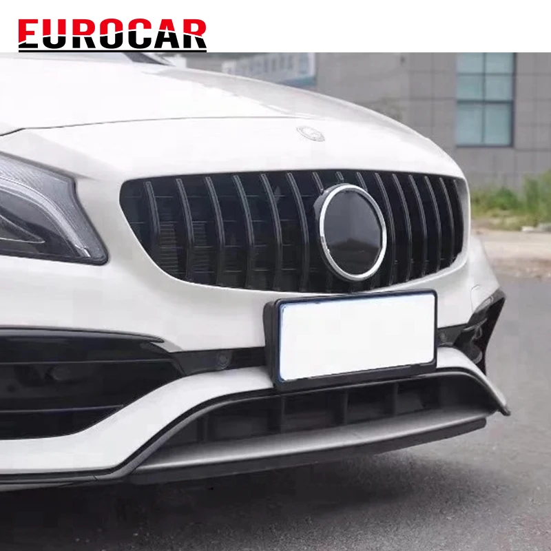 2016+ New GT style chrome glossy black abs car front bumper grills front facelift grille for A class W176
2016+ New GT style chrome glossy black abs car front bumper grills front facelift grille for A class W176