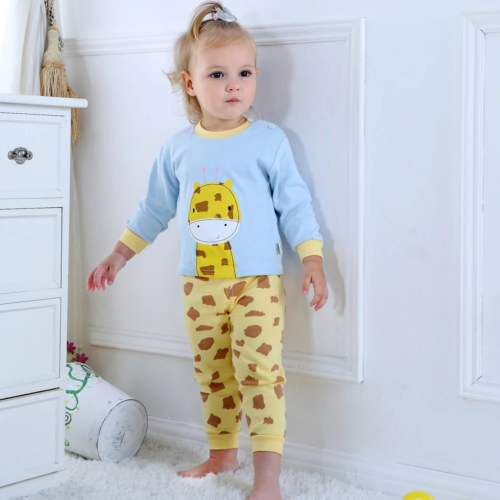 Children's Clothing Set 2018 New Children Suit Autumn winter Tracksuit boy baby clothes giraffe design Long sleeve+pants 2Pcs
Children's Clothing Set 2018 New Children Suit Autumn winter Tracksuit boy baby clothes giraffe design Long sleeve+pants 2Pcs