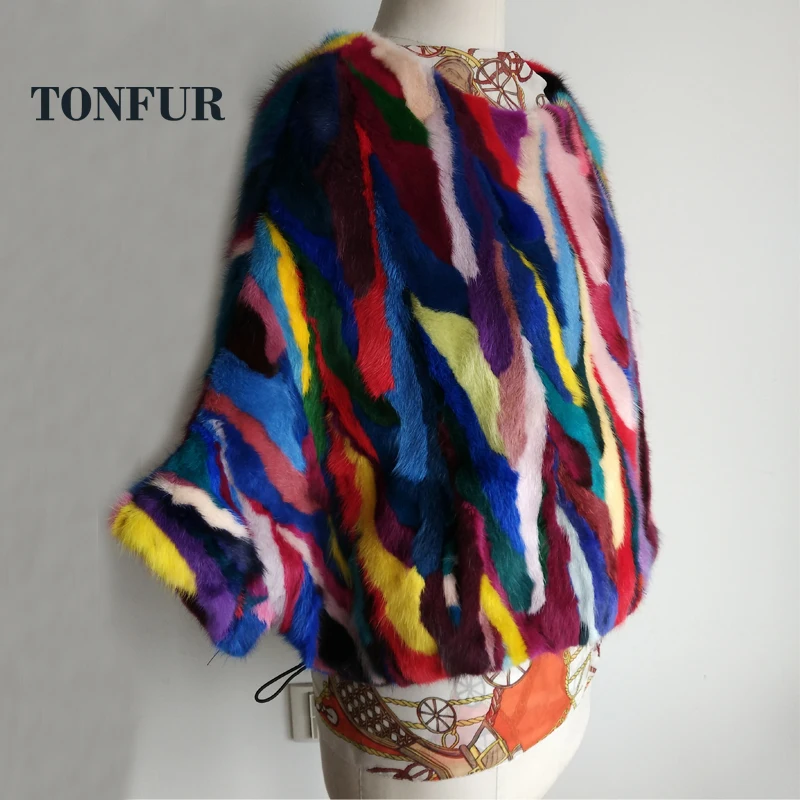 Patchwork Multi Mix Colors Genuine Mink Fur Coat Bat Design Real Mink Fur Jacket Hot Wholesale TSR99
Patchwork Multi Mix Colors Genuine Mink Fur Coat Bat Design Real Mink Fur Jacket Hot Wholesale TSR99