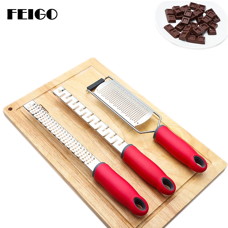 FEIGO New Cheese Grater Stainless Steel Blade For Cheese Slicer Lemon Zester Grater Chocolate Graters with Protective Cover F219
FEIGO New Cheese Grater Stainless Steel Blade For Cheese Slicer Lemon Zester Grater Chocolate Graters with Protective Cover F219