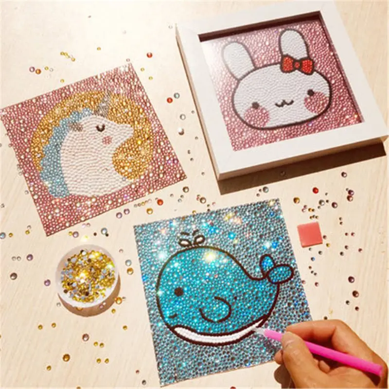 8 Styles Kids DIY Diamond Stickers Crystal Paste Painting with Photo Frame Cartoon Puzzle Stickers Toys Children Education Gift
8 Styles Kids DIY Diamond Stickers Crystal Paste Painting with Photo Frame Cartoon Puzzle Stickers Toys Children Education Gift