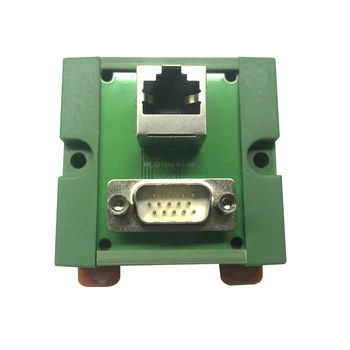 DB15 male to RJ45 female vertical breakout board D-SUB Female to RJ45, DSUB Module DB15 DIN Rail mounting
DB15 male to RJ45 female vertical breakout board D-SUB Female to RJ45, DSUB Module DB15 DIN Rail mounting