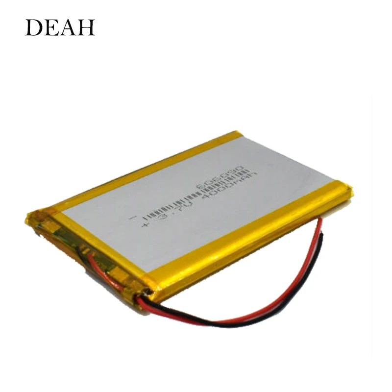 

3.7v 4000mAh 606090 Rechargeable Lipo Battery For GPS MP4 Camera Power Bank Tablet Electric Toys PAD DVD Lithium Polymer Battery