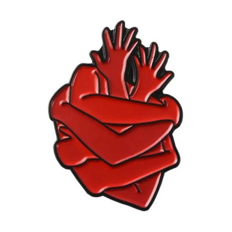 WKOUD Anatomy Organ Heart Pin Hand Hug Heart Brooch Red Human Heart and Hand Enamel Pin Badge Art Jewelry Gift for Men Brooches
WKOUD Anatomy Organ Heart Pin Hand Hug Heart Brooch Red Human Heart and Hand Enamel Pin Badge Art Jewelry Gift for Men Brooches