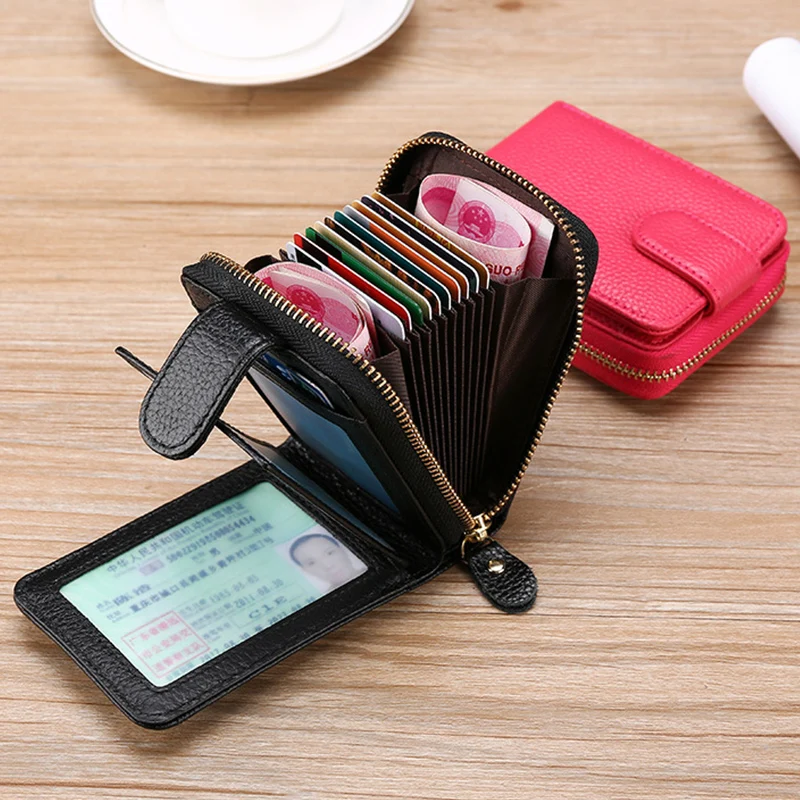 Organizer Coin Wallets Women Rfid card Package Driver's License holster Geniune Leather Men's card zipper Female Multi-card Bit
Organizer Coin Wallets Women Rfid card Package Driver's License holster Geniune Leather Men's card zipper Female Multi-card Bit