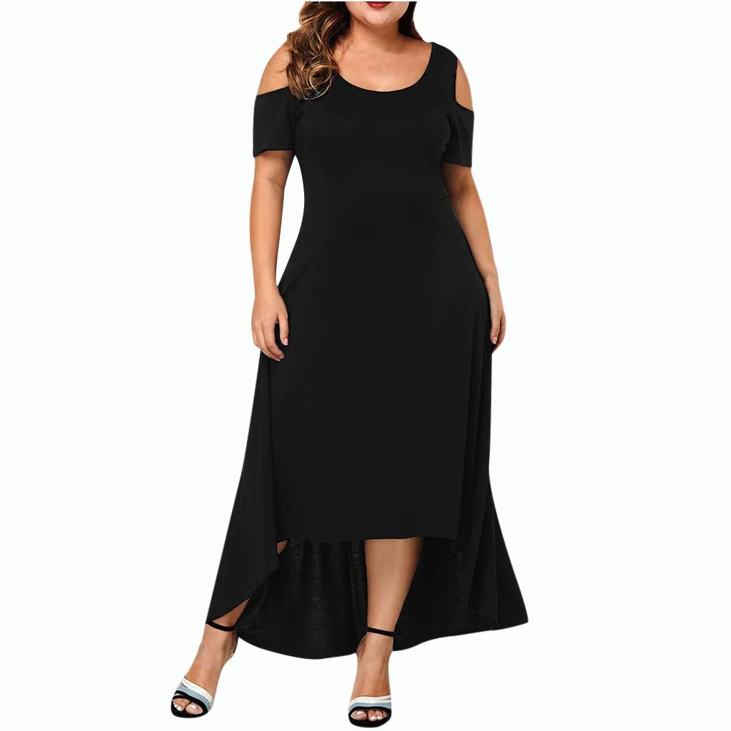 Plus Size O-Neck Solid and printing Women's Dresses Short Sleeve L-5XL Casual Off-Shoulder ladiesSummer long Dress vestidos #SL
Plus Size O-Neck Solid and printing Women's Dresses Short Sleeve L-5XL Casual Off-Shoulder ladiesSummer long Dress vestidos #SL