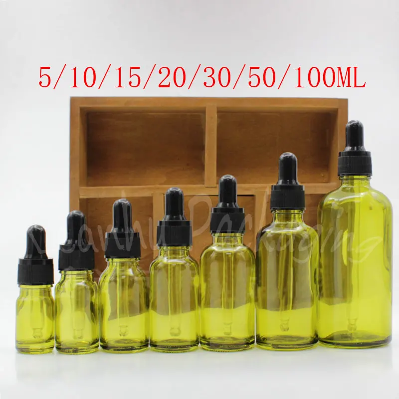 5 / 10 / 15 / 20 / 30 / 50 / 100 ML Green Glass Bottle With Black Dropper , Essential Oil / Essence Packaging Bottle
5 / 10 / 15 / 20 / 30 / 50 / 100 ML Green Glass Bottle With Black Dropper , Essential Oil / Essence Packaging Bottle
