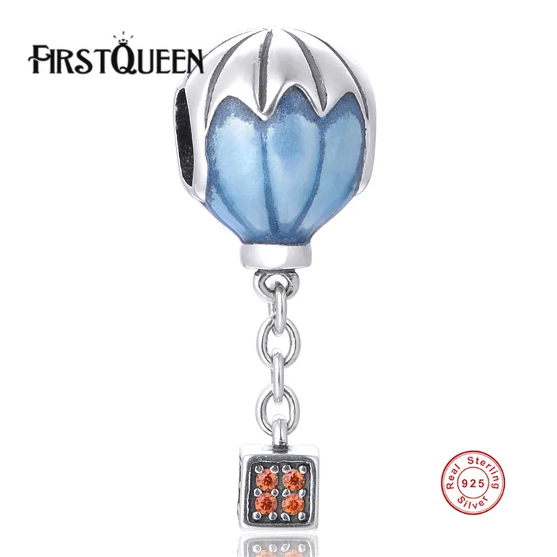 FirstQueen 2017 Autumn Style Pure 925 Sterling Silver Hot Air Balloon Pendant Charm Fits Europe Bracelet & Necklace DIY Jewely
FirstQueen 2017 Autumn Style Pure 925 Sterling Silver Hot Air Balloon Pendant Charm Fits Europe Bracelet & Necklace DIY Jewely