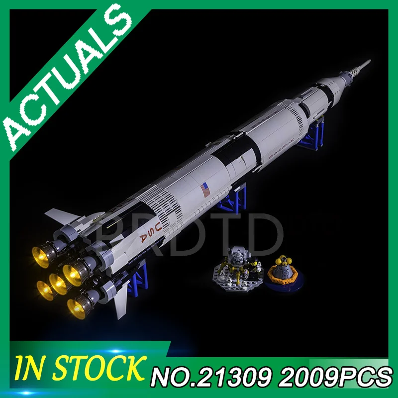 Creative Series The Apollo Saturn V Launch Vehicle Model Educational Building Blocks Bricks Toy legolys 21309 Rocket
Creative Series The Apollo Saturn V Launch Vehicle Model Educational Building Blocks Bricks Toy legolys 21309 Rocket