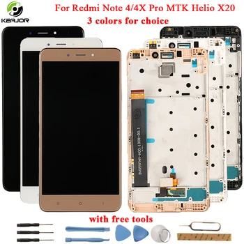 for Xiaomi Redmi Note 4 LCD Display+Touch Screen+Frame Glass Panel Digitizer Accessories For Redmi Note 4X Pro MTK Helio X20
for Xiaomi Redmi Note 4 LCD Display+Touch Screen+Frame Glass Panel Digitizer Accessories For Redmi Note 4X Pro MTK Helio X20