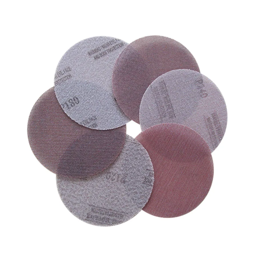 

2-20Pcs Mesh Cloth Abrasive Disc Dust Free Sanding Discs 6 Inch 150mm Anti-blocking Dry Grinding Sandpaper 80 To 1000 Grit