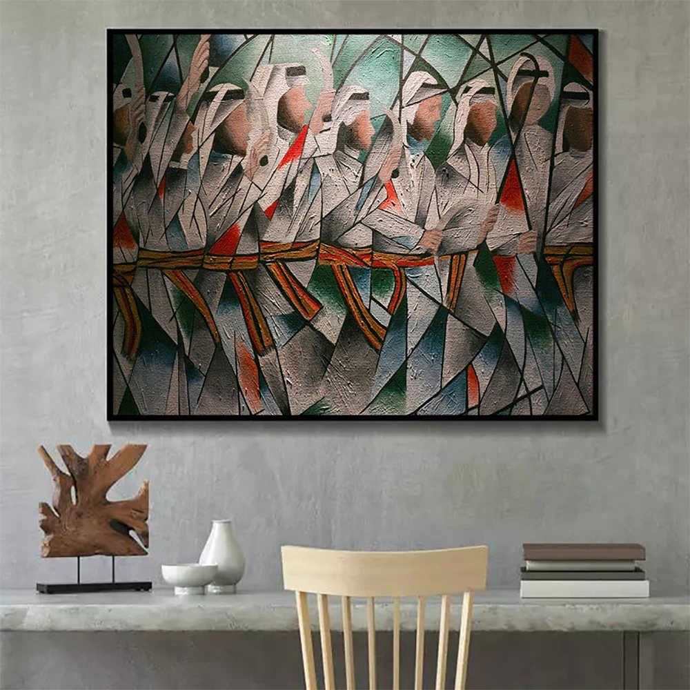 Arab Men Graffiti Poster Canvas Painting Classic Islamic wall Art Portrait Poster and Print Home Decor Living Room Decoration
Arab Men Graffiti Poster Canvas Painting Classic Islamic wall Art Portrait Poster and Print Home Decor Living Room Decoration