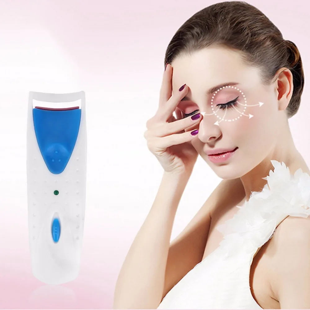 Electric Heated Eyelash Curler Battery Operated Makeup Eye Lash Curling Tool Long Lasting Eye Lashes Curler
Electric Heated Eyelash Curler Battery Operated Makeup Eye Lash Curling Tool Long Lasting Eye Lashes Curler