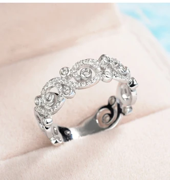 Size 5-10 Sparkling Brand Desgin Luxury Jewelry 100% Pure 925 Sterling Silver 5A CZ Geometric Women Wedding Flower Ring Gift
Size 5-10 Sparkling Brand Desgin Luxury Jewelry 100% Pure 925 Sterling Silver 5A CZ Geometric Women Wedding Flower Ring Gift