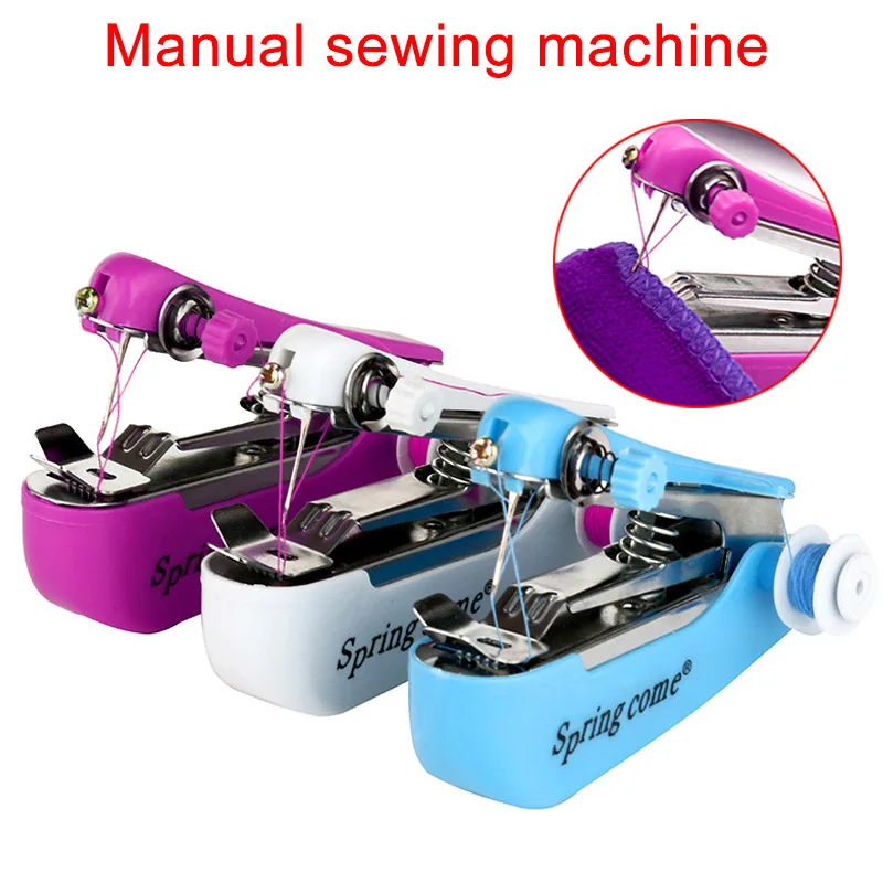 Mini Home Manual Hand-held Sewing Machine Small Portable Pocket Travel Essential XH8Z
Mini Home Manual Hand-held Sewing Machine Small Portable Pocket Travel Essential XH8Z