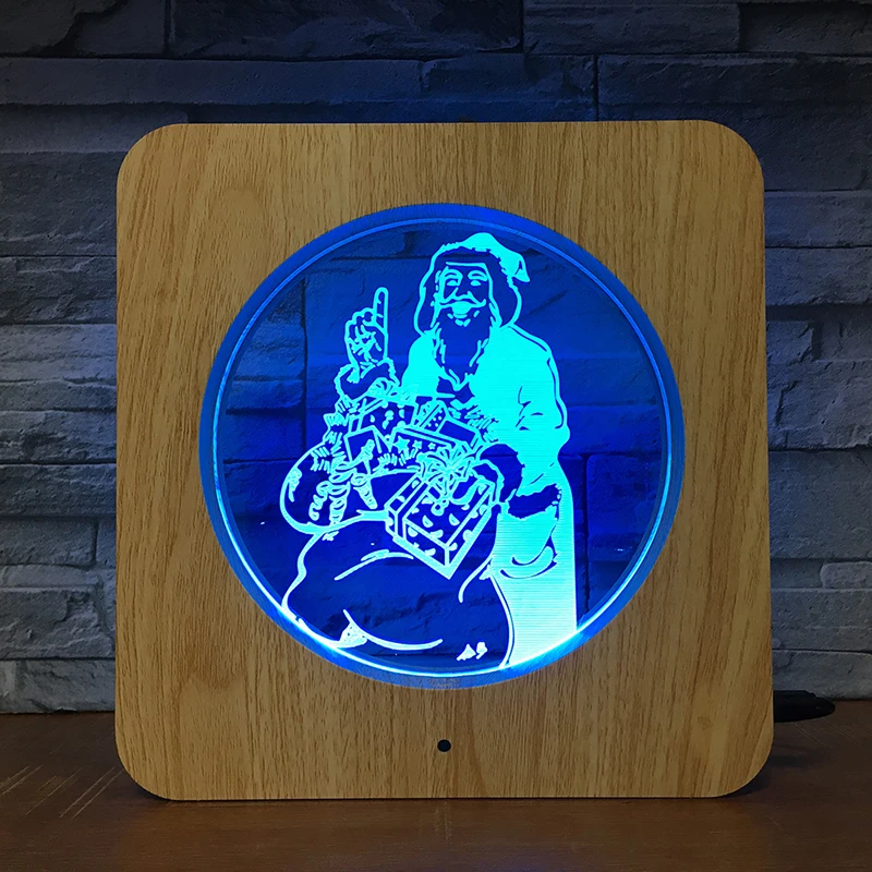 Santa Claus 3D LED Plastic Night Light DIY Customized Lamp Table Lamp Kids Colors Christmas Gift Home Decor DropShipping 1615
Santa Claus 3D LED Plastic Night Light DIY Customized Lamp Table Lamp Kids Colors Christmas Gift Home Decor DropShipping 1615