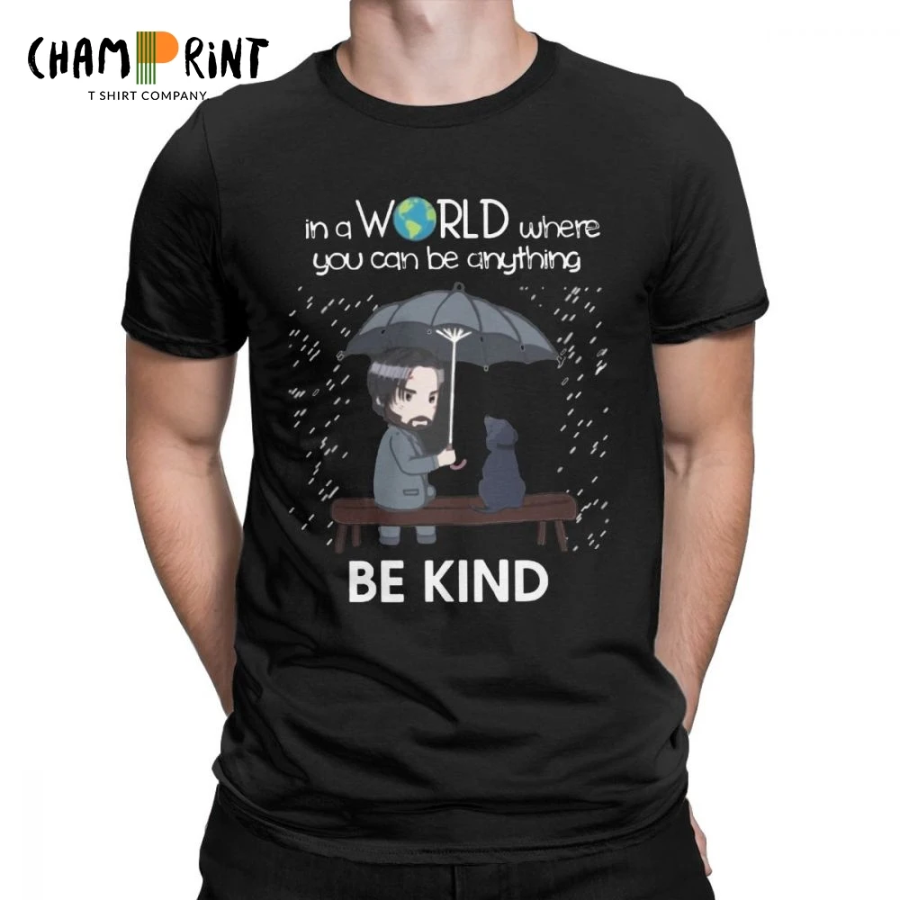 John Wick Tees Be Kind To Animals Or I'll Kill You With A Pencil New Fashion T Shirt Men Unique T-Shirts Graphic Tops
John Wick Tees Be Kind To Animals Or I'll Kill You With A Pencil New Fashion T Shirt Men Unique T-Shirts Graphic Tops