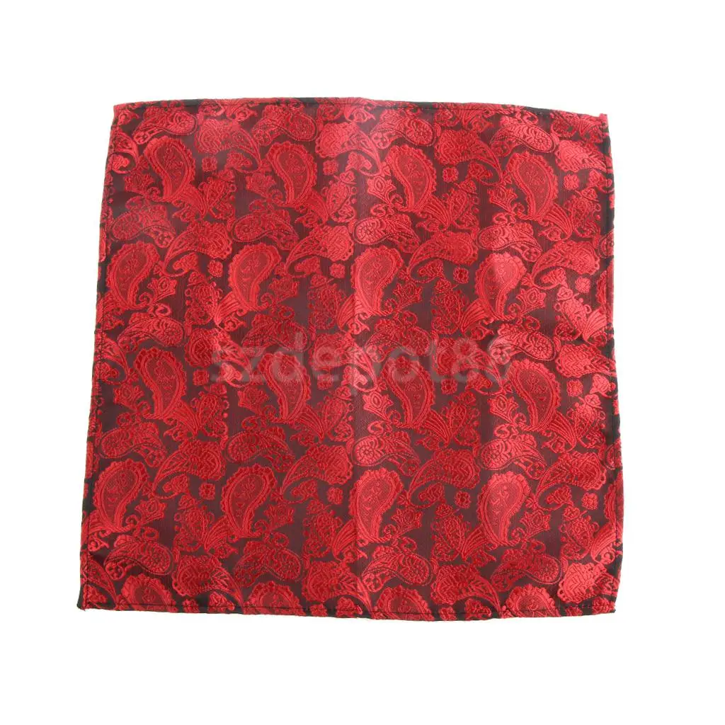 Men Classic 3pcs Handkerchief Grip Striped Pocket Square Hankerchief Hanky Gift