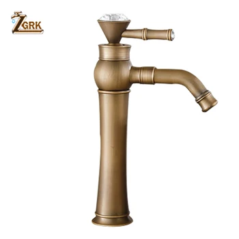 ZGRK Basin Faucets Brass Bathroom Sink Faucet Crystal Single Lever Rotate Spout Mixer Tap Hot Cold Water Taps
ZGRK Basin Faucets Brass Bathroom Sink Faucet Crystal Single Lever Rotate Spout Mixer Tap Hot Cold Water Taps