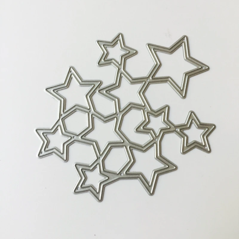 DIY Stars Metal Cutting Dies Stencil Scrapbooking Dies Cuts Photo Album Decorative Dies for Card Making Embossing Template
DIY Stars Metal Cutting Dies Stencil Scrapbooking Dies Cuts Photo Album Decorative Dies for Card Making Embossing Template