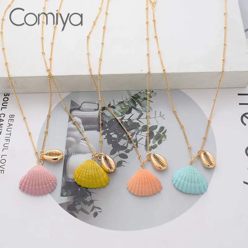 Comiya Fashion Zinc Alloy Chokers Necklaces Gold Color Zinc Alloy Long Links Chain Necklace For Women Shells Jewelry From India
Comiya Fashion Zinc Alloy Chokers Necklaces Gold Color Zinc Alloy Long Links Chain Necklace For Women Shells Jewelry From India
