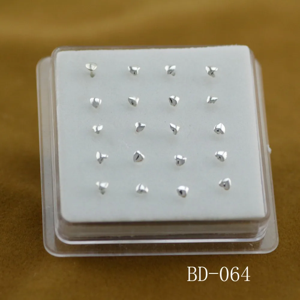 20ps Hot style hot smooth heart-shaped nail & nose nose rings 925 sterling silver hearts of nose The piercing jewelry
20ps Hot style hot smooth heart-shaped nail & nose nose rings 925 sterling silver hearts of nose The piercing jewelry