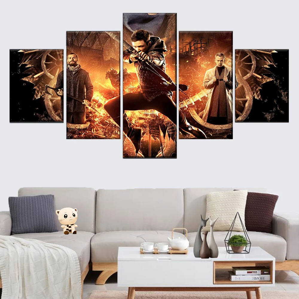 Module 5 Piece Robin Hood Movie Poster Modern Home Decor Art Canvas Painting HD Print Living Room Bedroom Mural Nordic Style
Module 5 Piece Robin Hood Movie Poster Modern Home Decor Art Canvas Painting HD Print Living Room Bedroom Mural Nordic Style