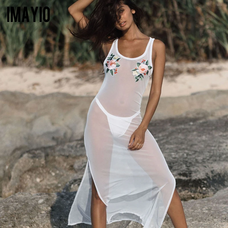 Imayio Women's Summer Cover Up Casual Long Maxi Evening Party Cocktail Beach Dress Sundress Long Skirts Transparent Swimsuit
Imayio Women's Summer Cover Up Casual Long Maxi Evening Party Cocktail Beach Dress Sundress Long Skirts Transparent Swimsuit