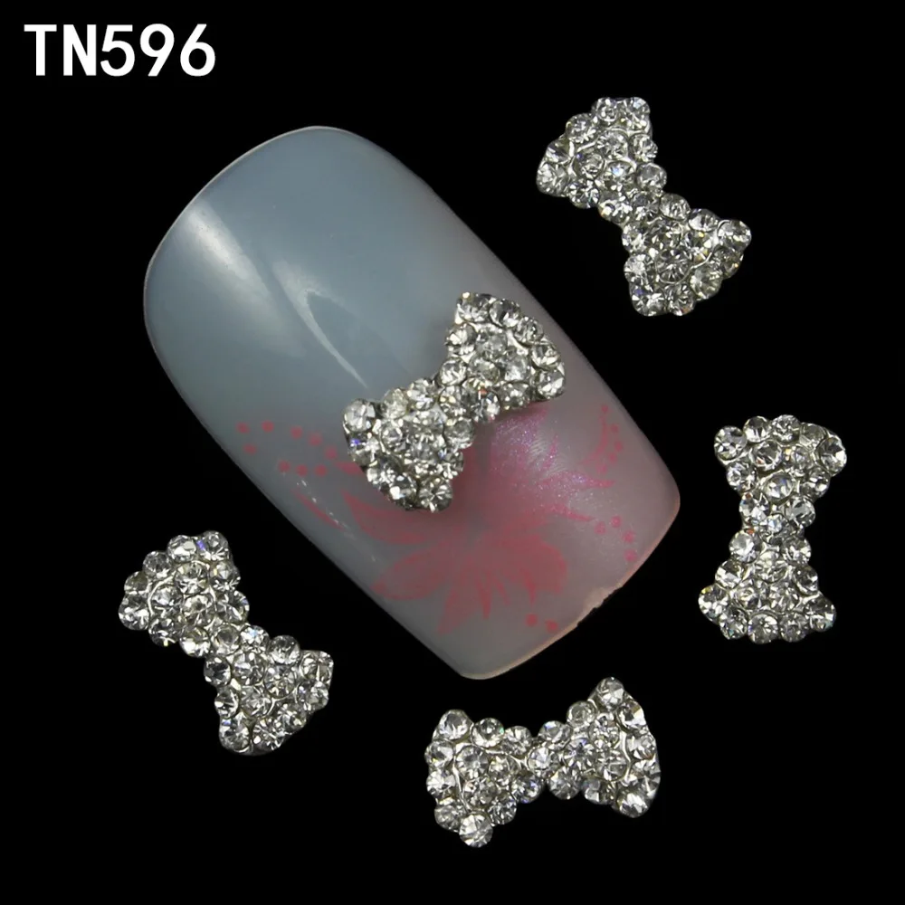 10pcs Alloy Glitter 3d Nail Bows Art Decorations with Rhinestones ,Alloy Nail Charms,Jewelry on Nails Salon Supplies TN596
10pcs Alloy Glitter 3d Nail Bows Art Decorations with Rhinestones ,Alloy Nail Charms,Jewelry on Nails Salon Supplies TN596