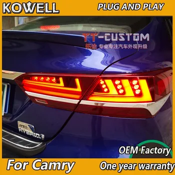 4pcs KOWELL Car Styling for 2018 Camry Taillights Camry LED Tail Lamp Rear Lamp DRL+Dynamic Turn Signal+Brake+Reverse taillight
4pcs KOWELL Car Styling for 2018 Camry Taillights Camry LED Tail Lamp Rear Lamp DRL+Dynamic Turn Signal+Brake+Reverse taillight
