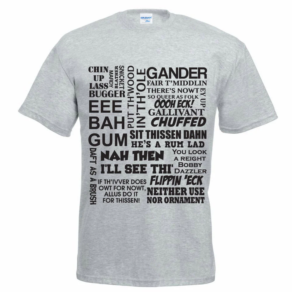 Brand Cotton Solid Color Short Sleeve T shirt Yorkshire Saying's Slang / County / Rose / Novelty / Funny Themed Mens Tee Shirt
Brand Cotton Solid Color Short Sleeve T shirt Yorkshire Saying's Slang / County / Rose / Novelty / Funny Themed Mens Tee Shirt