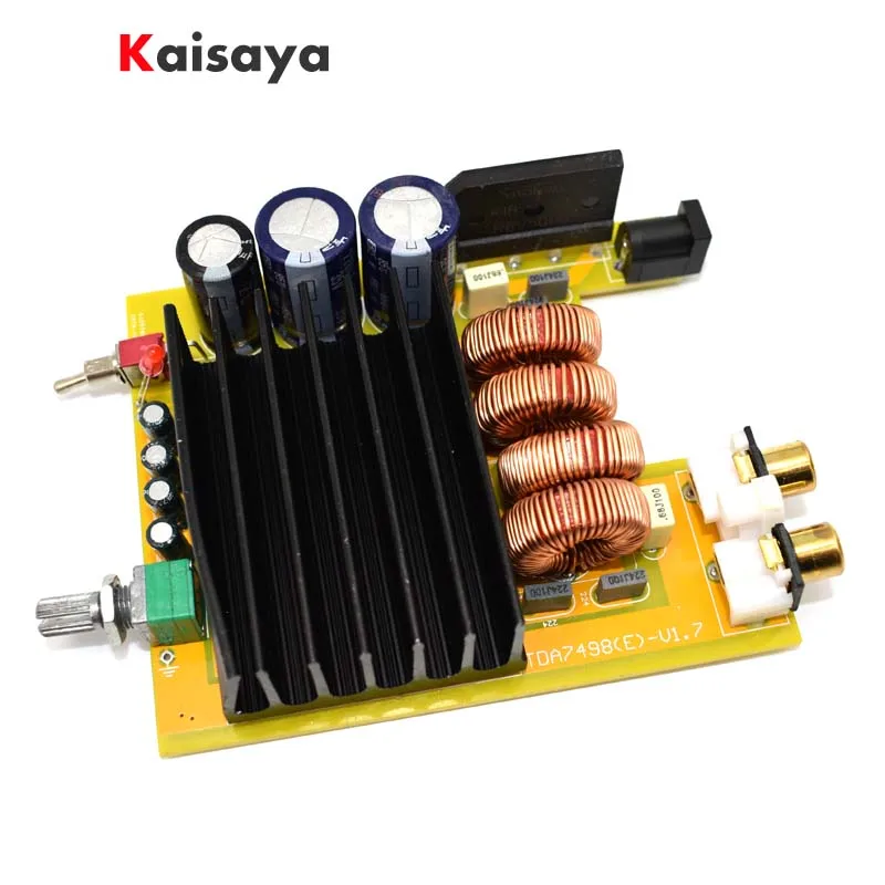 160Wx2 TDA7498E Class D Digital power car Amplifier Red ring inductance Finished Board C5-002