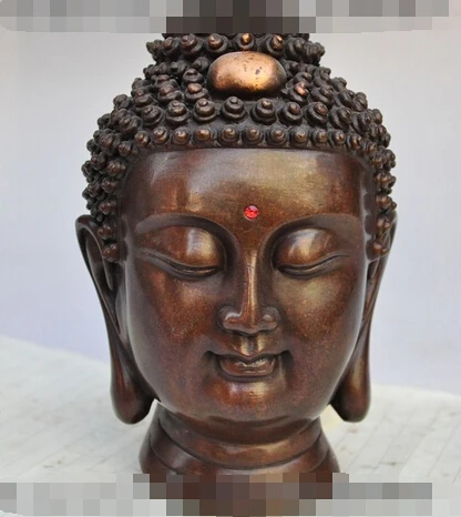 008975 7 &quotКитайский буддийский из бронзы sakyamuni Shakyamuni татхагата Будда голова Божия |