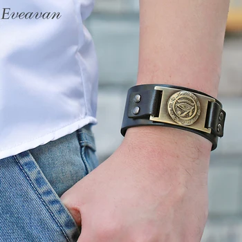 EUEAVAN 5pcs Mixed Styles Religious Eye of Horus Amulet Charm Bracelet Genuine Leather Men Jewelry For Health and Happiness
EUEAVAN 5pcs Mixed Styles Religious Eye of Horus Amulet Charm Bracelet Genuine Leather Men Jewelry For Health and Happiness